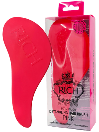 RICH Pure Luxury Satin Touch Detangling Pink matu suka, 1 gab.