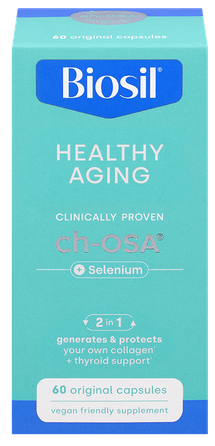 BIOSIL Healthy Aging + Selenium kapsulas, 60 gab.