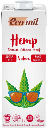 ECOMIL Hemp Nature dzēriens, 1000 ml