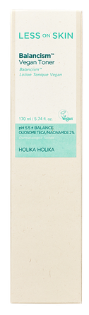HOLIKA HOLIKA Less On Skin Balancism Vegan toniks, 170 ml