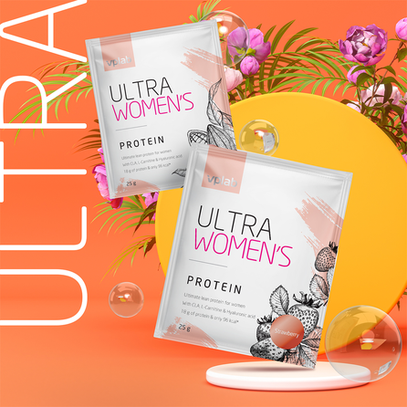VPLAB Ultra Womens Protein Strawberry pulveris, 25 g