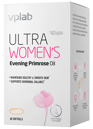 VPLAB Ultra Women's Evening Primrose mīkstās kapsulas, 60 gab.