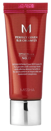 MISSHA M Perfect Cover BB SPF42 NO.13 Bright Beige sejas krēms, 20 ml