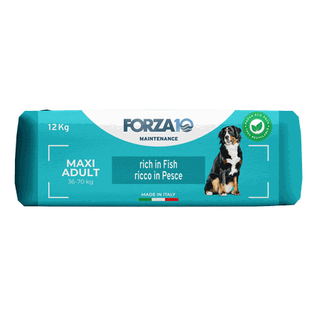 FORZA10 Maintenance Maxi Adult Ar Zivīm, Suņiem sausā barība, 12 kg