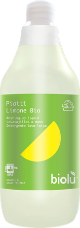 BIOLU Ekoloģisks, Ar Citronu Aromātu trauku mazgāšanas līdzeklis, 1000 ml