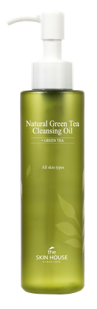 THE SKIN HOUSE Natural Green Tea attīroša eļļa, 150 ml