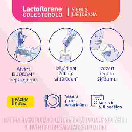LACTOFLORENE Colesterolo pulveris iekšķīgi lietojama šķīduma pagatavošanai, 20 gab.