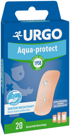 URGO  Aqua-protect mitrumnecaurlaidīgs plāksteris, 20 gab.