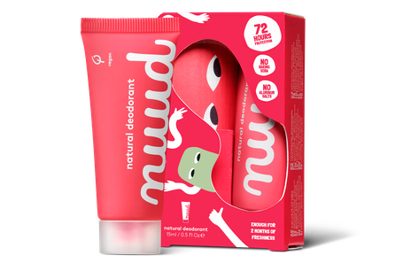 NUUD Starter Pack Red New Krēmveida dezodorants, 15 ml