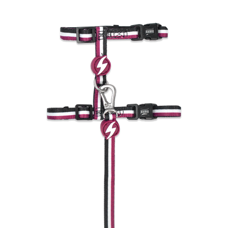 DASHI Stripes3 Purple&Black pavada, 1 gab.