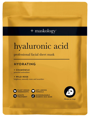MASKOLOGY With Hyaluronic Acid sejas maska, 22 ml