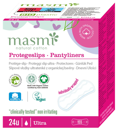 MASMI Organic Cotton Ultrathin ikdienas ieliktnīši, 24 gab.
