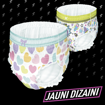 PAMPERS Ninjamas, Nakts, 8–12 gadi, 27–43 kg, Green biksītes, 9 gab.