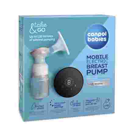 CANPOL  Babies Take&go mobilais elektriskais piena pumpis, 1 gab.