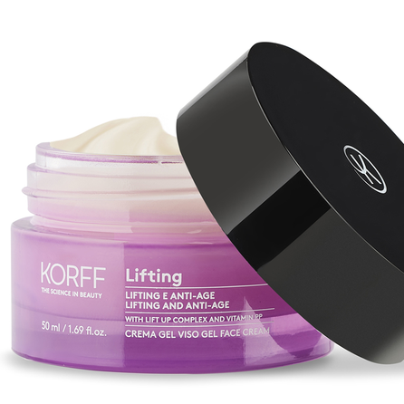 KORFF Lifting 40-76 gelveida pretnovecošanās ar liftinga efektu sejas krēms, 50 ml