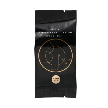 BOM Cover Flex Cushion 23 N Beige SPF 50 tonālais krēms, 15 g