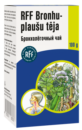 RFF Bronhu-plaušu beramā tēja, 100 g