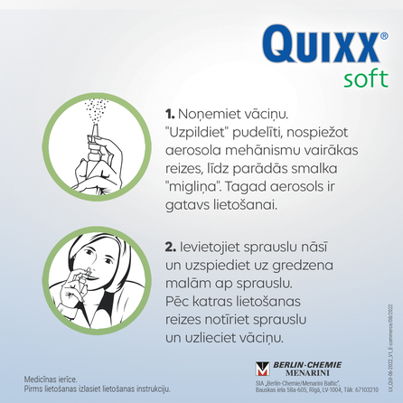 QUIXX  Soft deguna aerosols, 30 ml