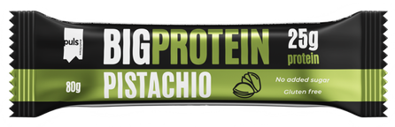 PULS NUTRITION Big Protein Pistachio batoniņš, 80 g