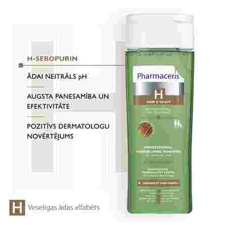 PHARMACERIS H-SEBOPURIN šampūns, 250 ml