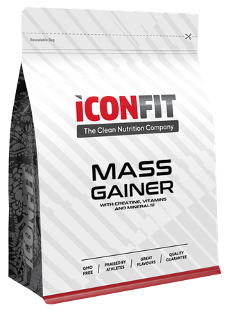 ICONFIT Mass Gainer - Banana pulveris, 1500 g