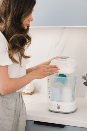 MOMINI QuickSteam Bottle sterilizators, 1 gab.