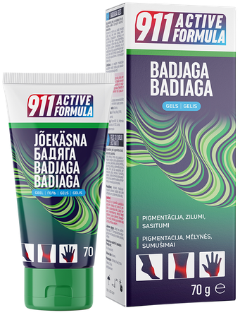 911 Active Formula Badiaga gels, 70 g