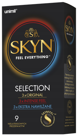 LIFESTYLES Skyn Selection prezervatīvi, 9 gab.