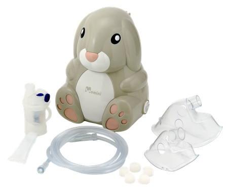 MOMINI Nebu Bunny Compressor inhalators, 1 gab.