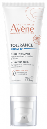 AVENE Tolerance Hydra-10 Hydrating fluīds, 40 ml