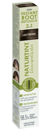 NATURTINT Root And Brow Mascara Light Brown matu krāsa, 10 ml
