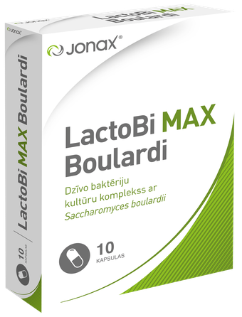 JONAX Lactobi Max Boulardi kapsulas, 10 gab.