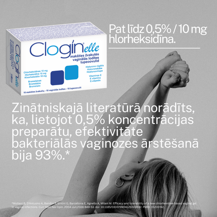 CLOGIN   Elle vaginālās lodītes, 10 gab.