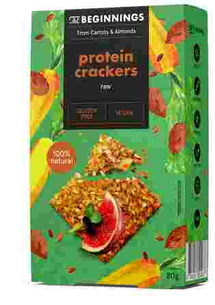 THE BEGINNINGS Proteīna  krekeri, 80 g