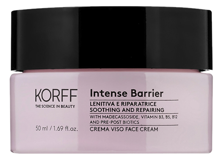 KORFF Intense Barrier Soothing and Repairing sejas krēms, 50 ml