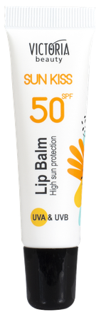 VICTORIA BEAUTY Sun Kiss SPF50 lūpu balzams, 10 ml