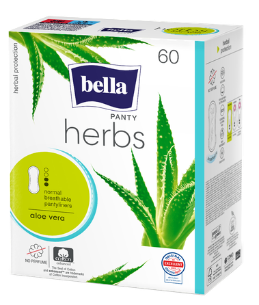 BELLA Panty Herbs Aloe Vera ikdienas ieliktnīši, 60 gab.