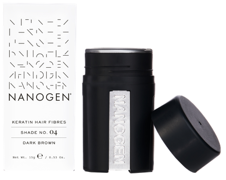 NANOGEN Keratin Dark Brown matu šķiedras, 15 g