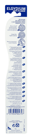 ELGYDIUM Antiplaque Soft zobu birste, 1 gab.
