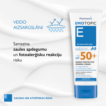 PHARMACERIS E Emotopic SPF 50+ krēms, 75 ml