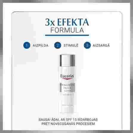 EUCERIN Hyaluron Filler Day SPF 15 sejas krēms, 50 ml