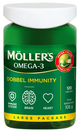 MOLLERS Dobbel Immunity kapsulas, 120 gab.