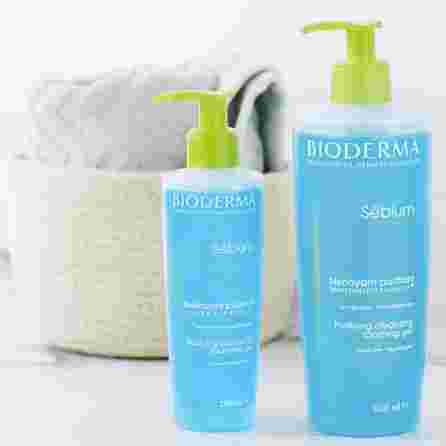 BIODERMA Sebium Gel Moussant attīrošs līdzeklis, 500 ml