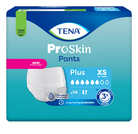 TENA Pants Plus XS biksītes, 14 gab.