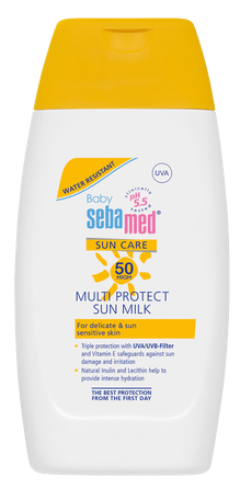 SEBAMED Sun Care Multi Protect SPF 50+ saules aizsarglīdzeklis, 200 ml