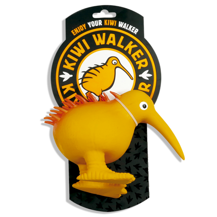KIWI WALKER Whistle, L Izmēra, Oranža, Lateksa rotaļlieta, 1 gab.