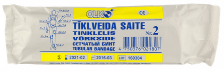 OLKO  nesterila Nr 2 tīklveida saite, 1 gab.