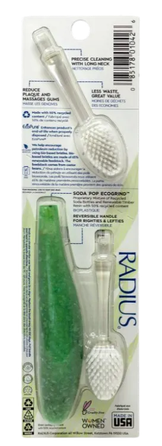 RADIUS Source Zobu Birste + Maināms Uzgalis S komplekts, 1 gab.