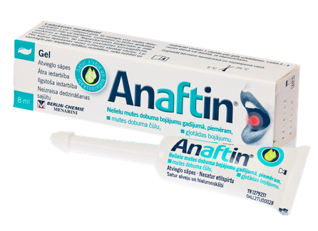 ANAFTIN  Gel gels smaganām, 8 ml