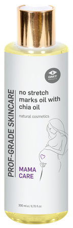 GMT BEAUTY No stretch marks oil with chia oil eļļa, 200 ml